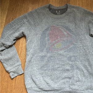 Faded Taco Bell Sweatshirt, Small